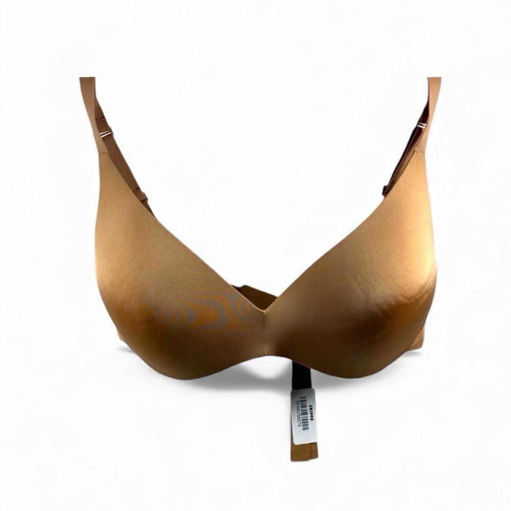 SKIMS NWT Push Up Plunge Bra in Ochre Size 34DD